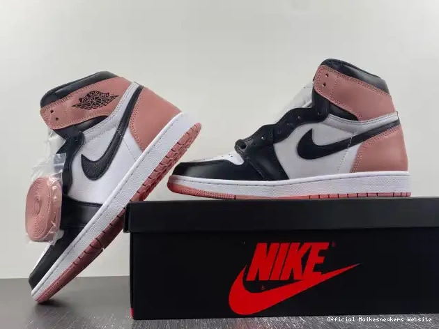 Official Maikesneakers Og Rust Retro Jordan Pink High 1 Nrg 861428-101 Air 0412